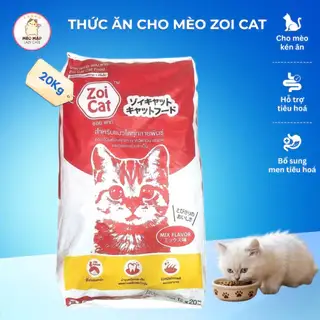 Thức Ăn Mèo ZOI CAT 20Kg Dành Cho Mèo Trưởng Thành Bổ Dưỡng Giúp Lông Mềm Mượt, Hương Vị Thơm Ngon