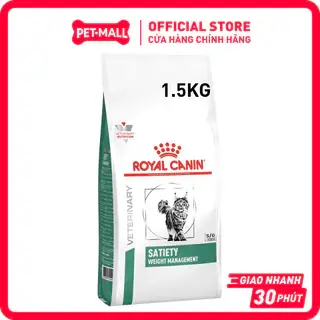1.5KG - Thức ăn mèo Royal Canin Satiety Weight Management Feline - Hỗ trợ giảm cân Petmall