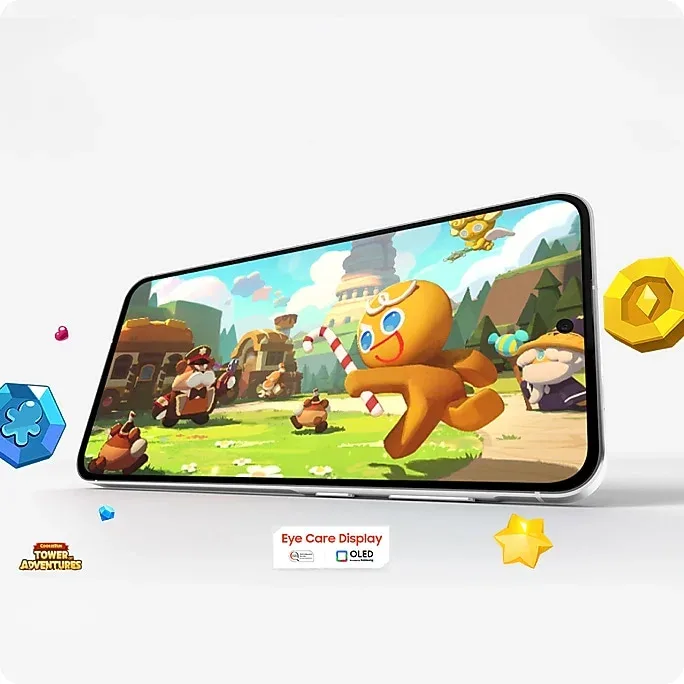 Màn hình Galaxy A56 hiển thị trò chơi