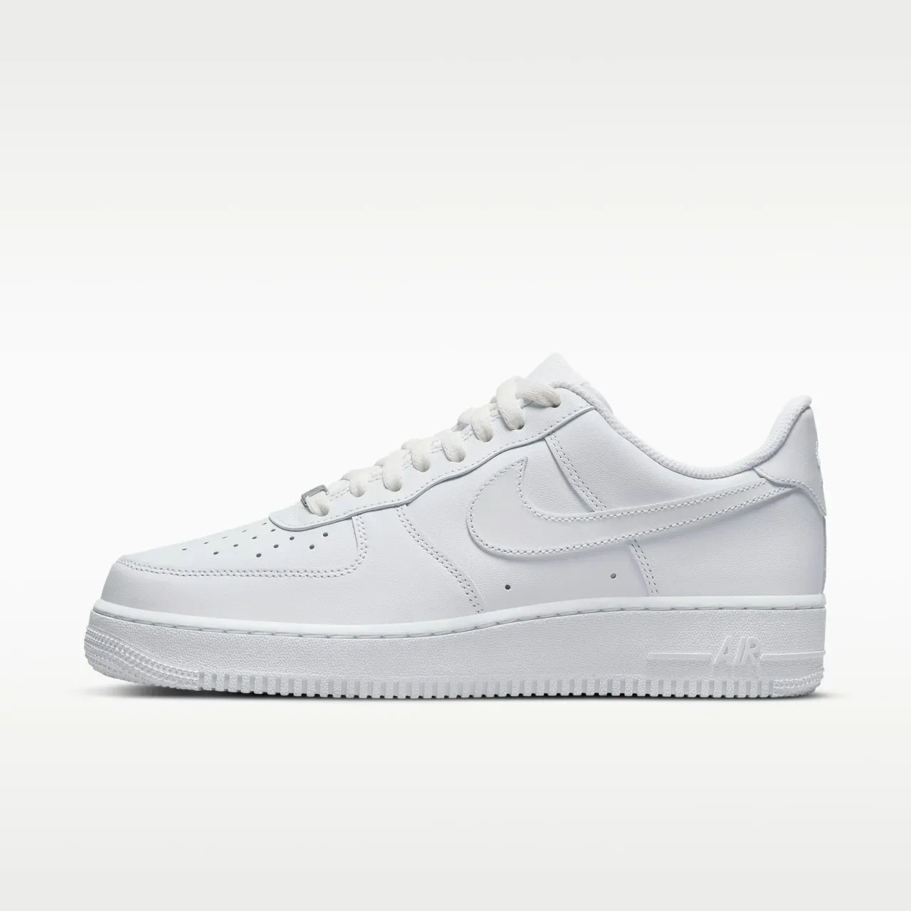 Nike Air Force 1 07 trắng nhìn ngang